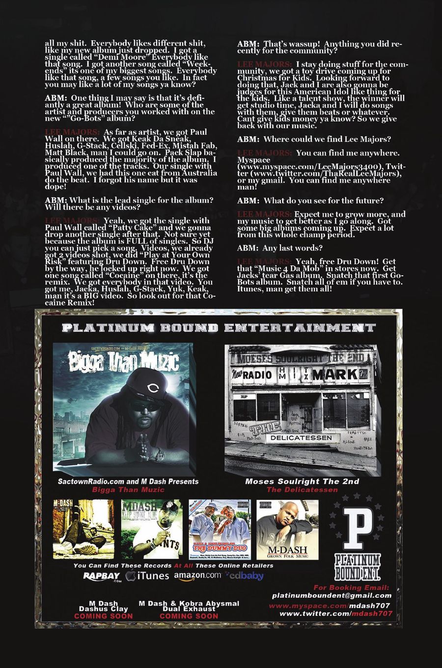 All Bay Music Magazine — Page 13