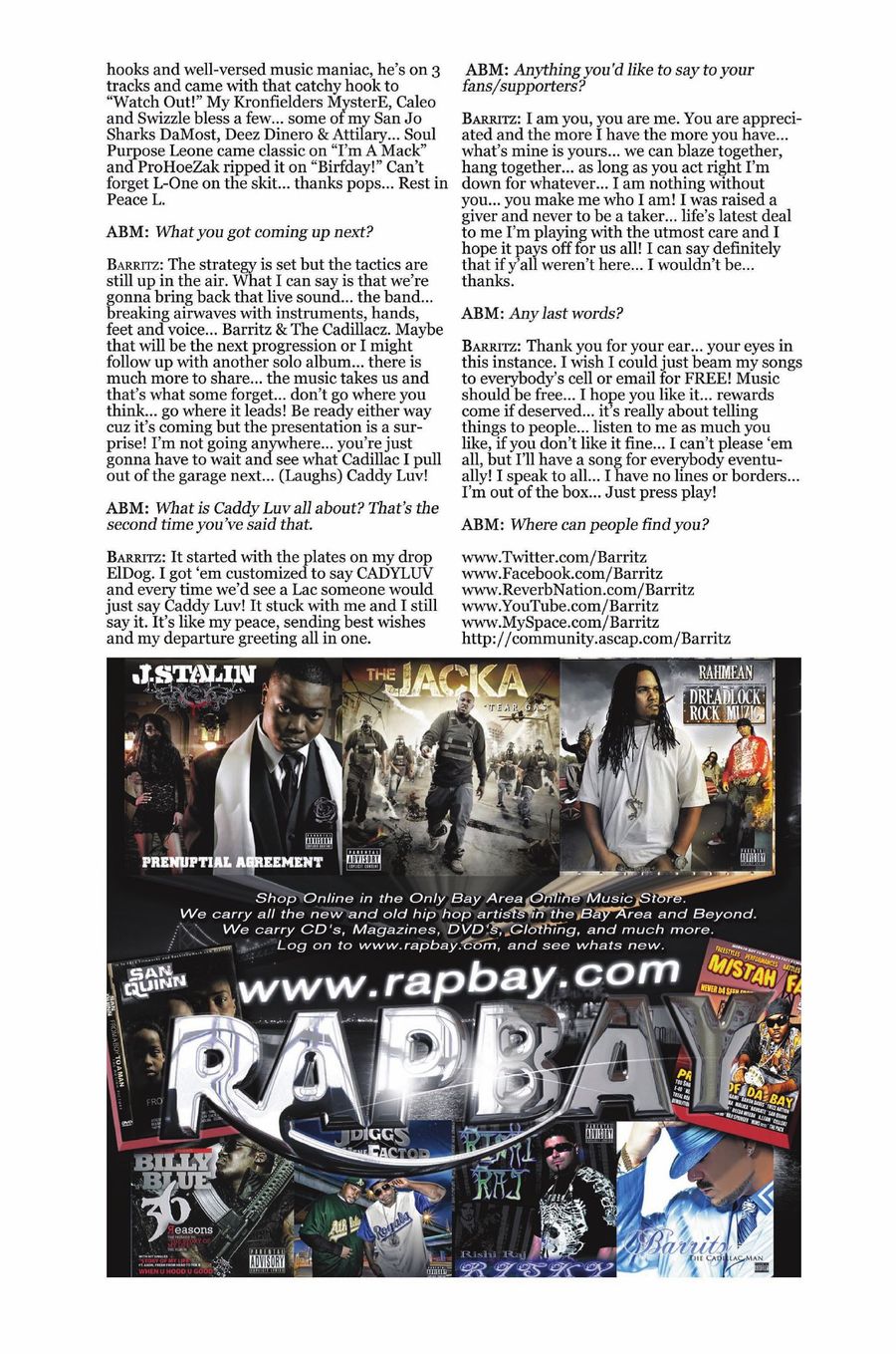 All Bay Music Magazine — Page 25
