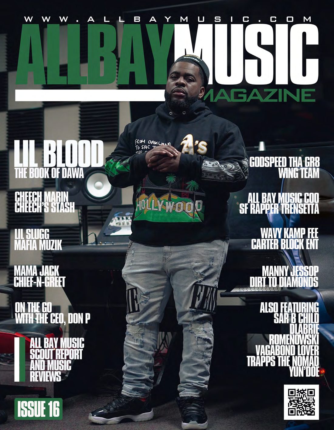 Issue 16 cover — Lil Blood