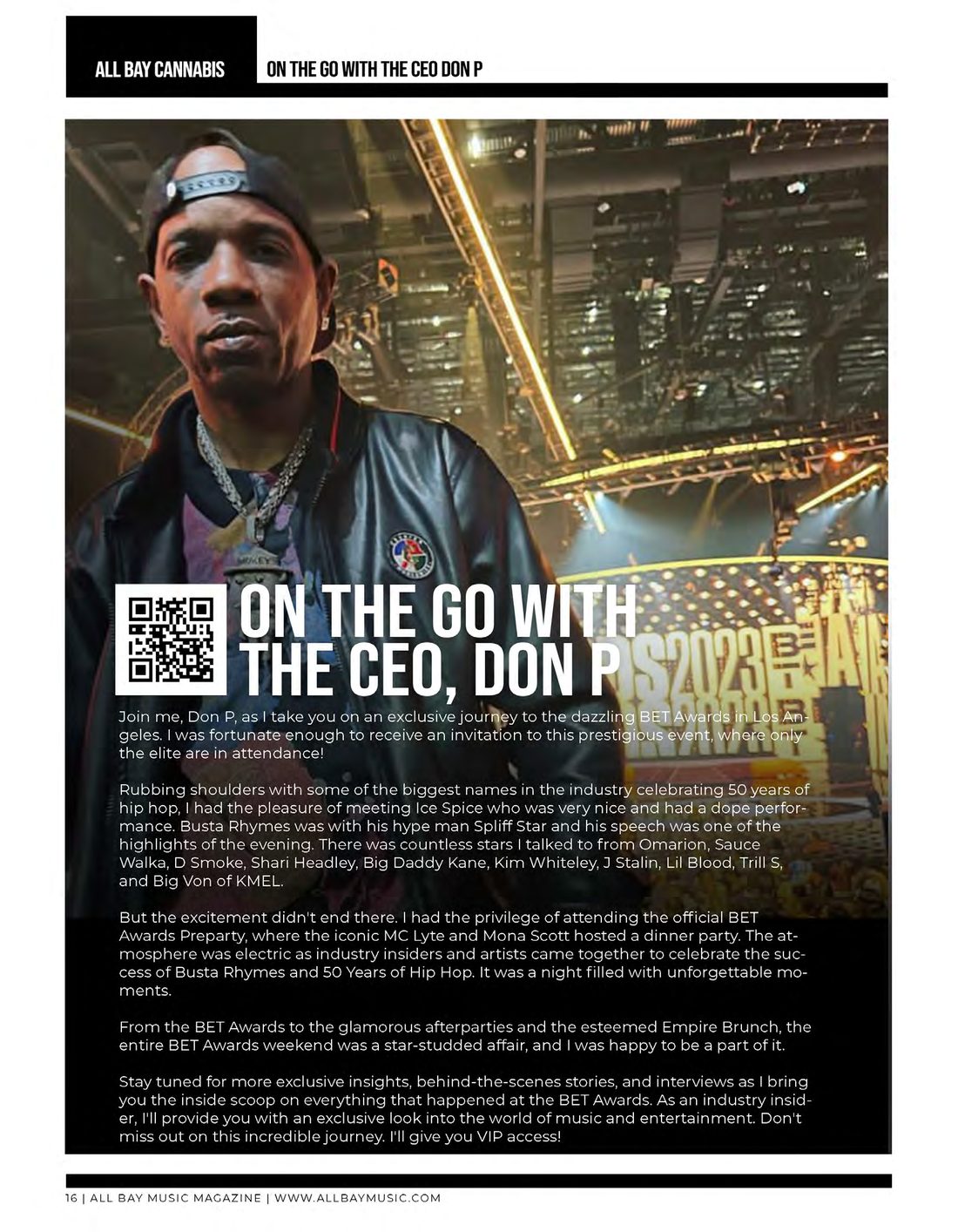 On the Go with the CEO, Don P