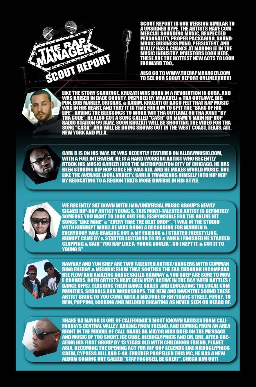 The Rap Manager — Scout Report