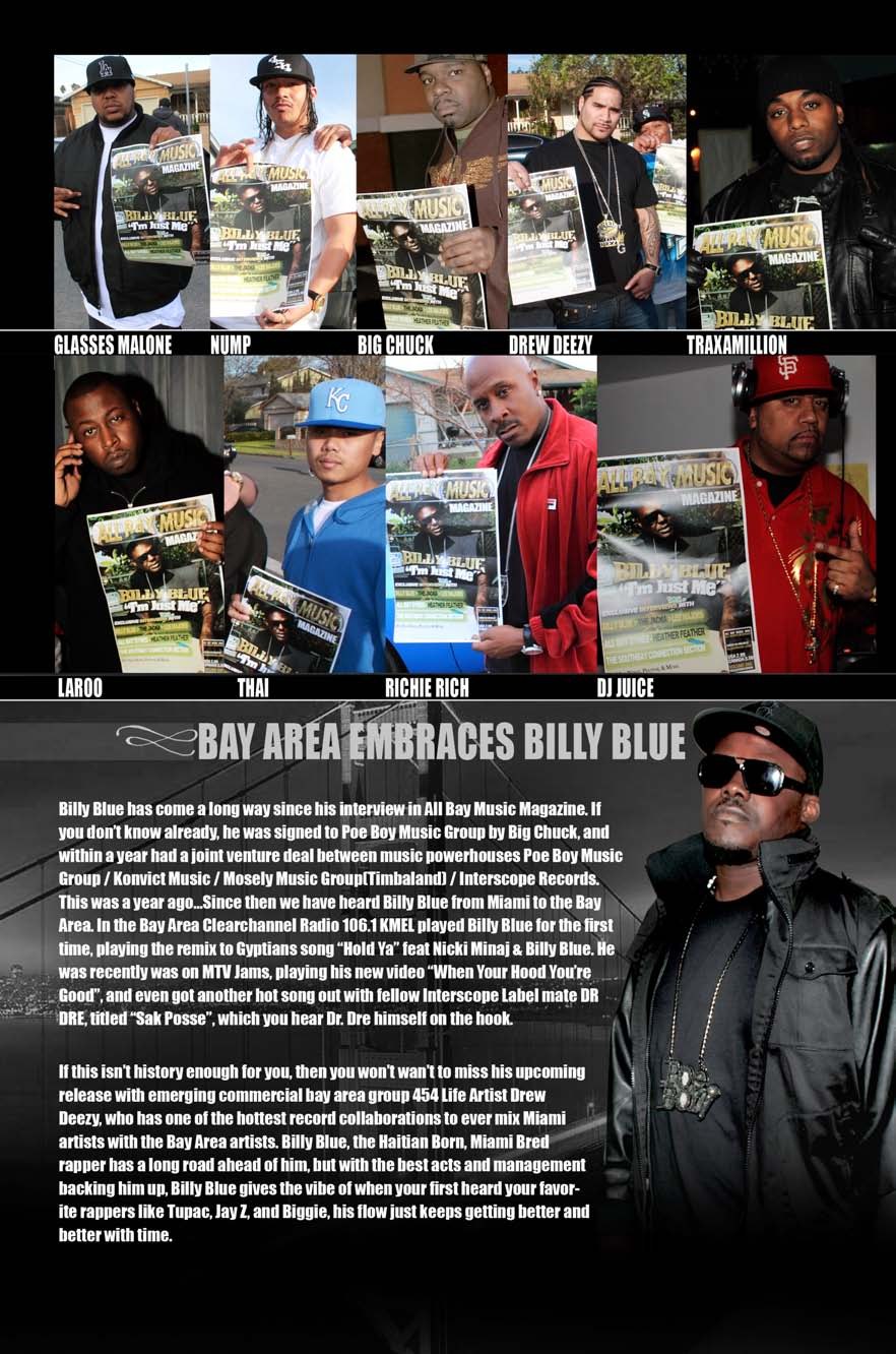 Bay Area Embraces Billy Blue