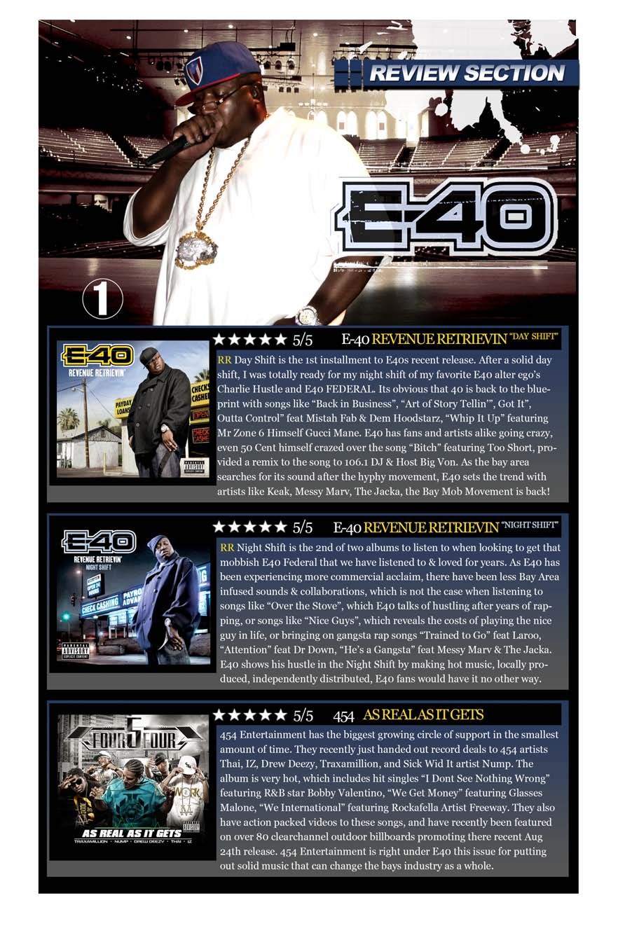 Review Section — E-40 & 454