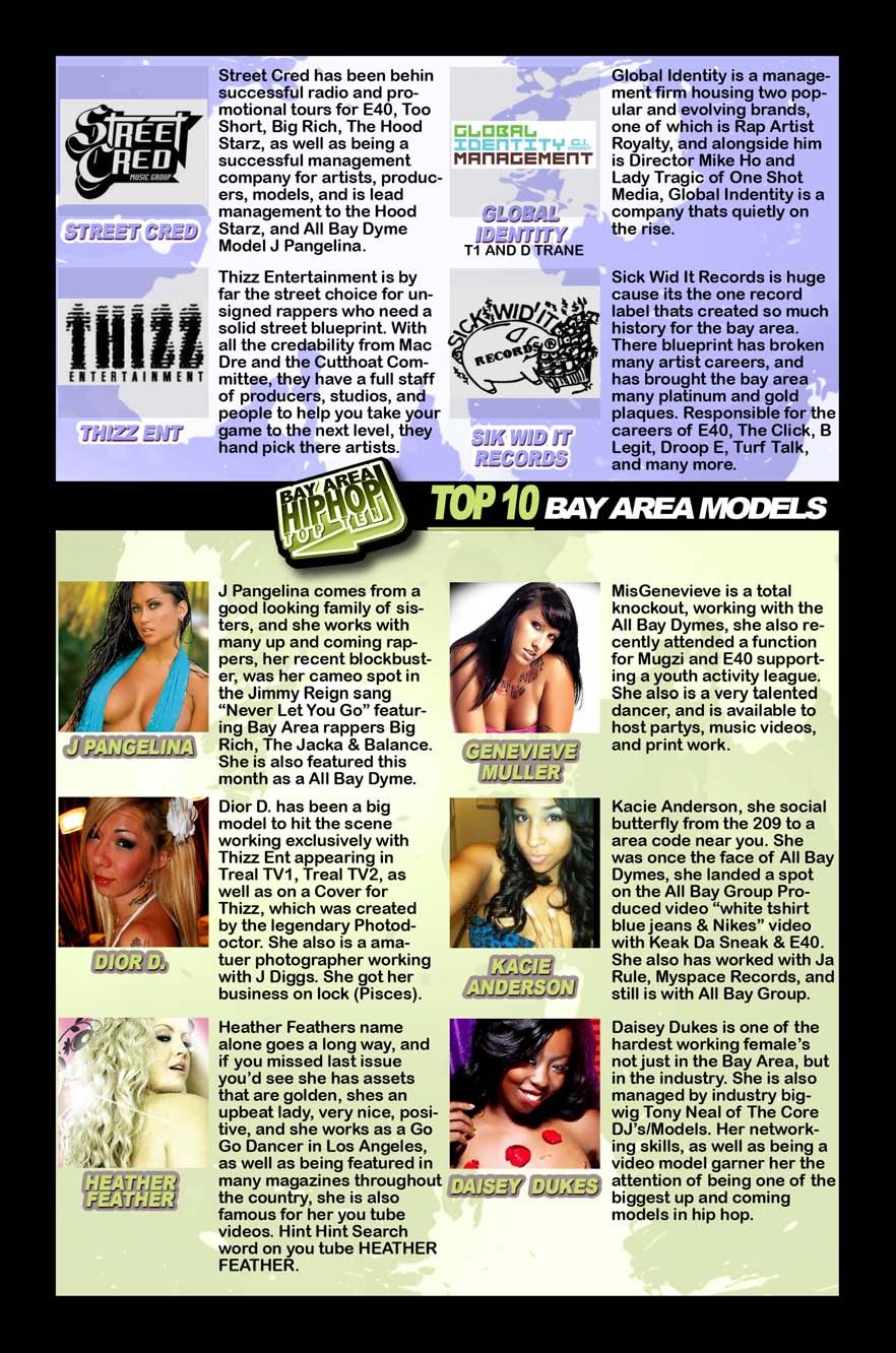 Promo Companies (cont'd) / Bay Area Models
