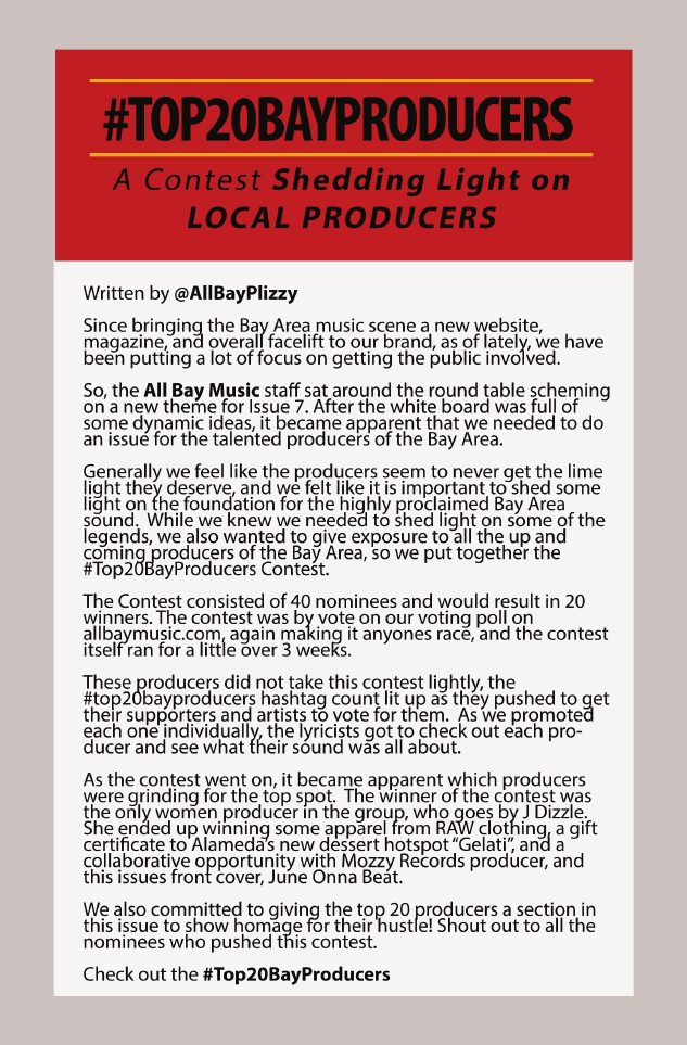 #Top20BayProducers